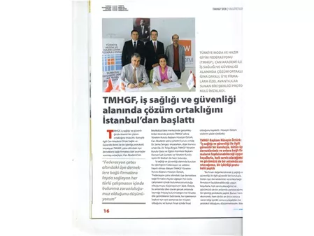 TMHGF İş Sağlığı ve Güvenliği Alanında Çözüm Ortaklığını İstanbuldan Başlattı