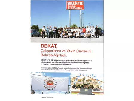 Dekat Hosted Its Employees and Its Close Surroundings in Bolu