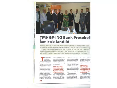 TMHGF - İNG Bank Protokolü İzmirde Tanıtıldı